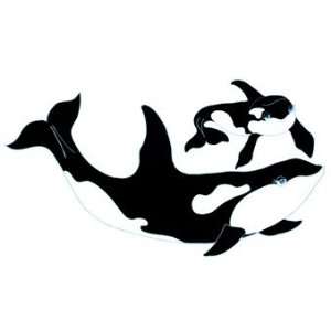  Giant Mother and Baby Killer Whale Decals