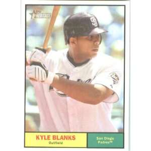  2010 Topps Heritage #331 Kyle Blanks   San Diego Padres 