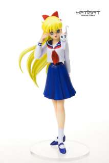Minako with Cute Artemis Sailor Moon Custom Painted Resin Model 