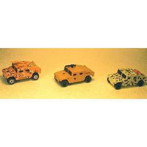  Matchbox & Hotwheels lot of THREE Hummer diecast vehicles 