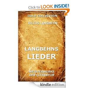   Edition) Julius Langbehn, Jürgen Beck  Kindle Store
