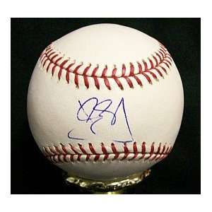   Jordan Schafer Autographed Baseball   Autographed Baseballs Sports