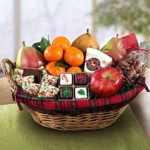 Rustic Treasures Holiday Fruit Basket Christmas Gift  
