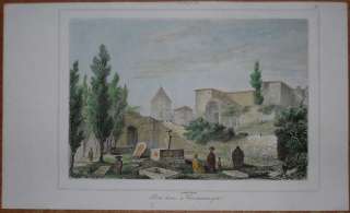 1840 print GOLDEN GATE IN CONSTANTINOPLE ISTANBUL, TURKEY (#20)  