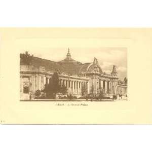  1910 Vintage Postcard Le Grand Palais   Paris France 