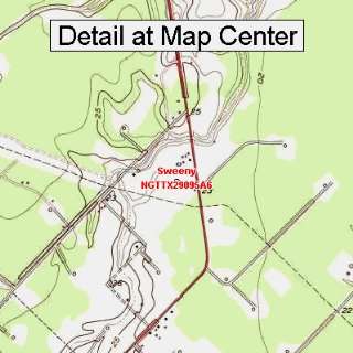  USGS Topographic Quadrangle Map   Sweeny, Texas (Folded 