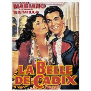 La belle de Cadix Poster Movie Belgian 27x40 