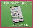 2200mah bp 3l battery for nokia 603 lumia 710 asha