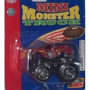 San Francisco 49ers Forty Niners 2005 Mini Monster Truck NFL Diecast 