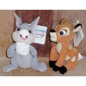  Disneys Bambi and Thumper Plush 6 Toys & Games