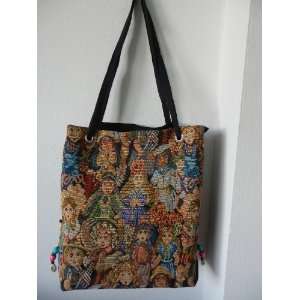  Cotton Hobo Bag Purse Thai Shoulder Handbag Queen Handmade 