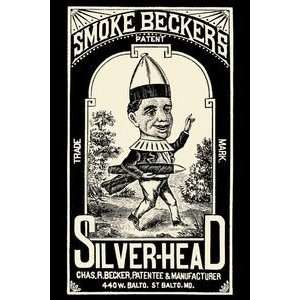  Smoke Beckers Silver Head   Paper Poster (18.75 x 28.5 
