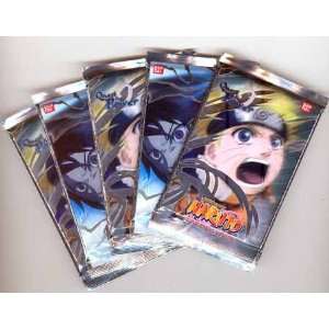  Naruto Card Game Quest for Power Booster 5 Packs Toys 