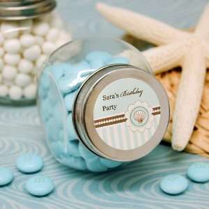  Personalized Beach Themed Mini Candy Jar Health 