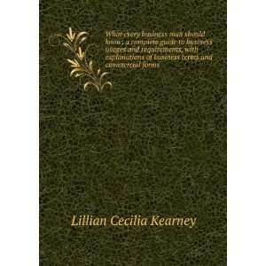   of business terms and commercial forms Lillian Cecilia Kearney Books