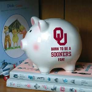    Born to Be Oklahoma Sooners Fan Piggy Bank
