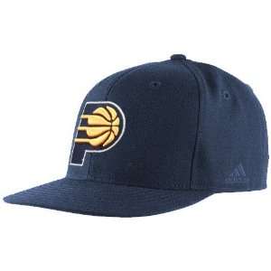  Indiana Pacers Navy Blue Bank Shot Fitted Hat (7)