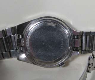 Unusual Asymmetrical Bulova Accutron Stainless Steel Wristwatch and 