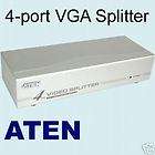 ATEN 4 port VGA Video Splitter/Boost​er VS94A Switch New