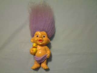 VERY RARE APPLAUSE 3 MAGIC TROLL BABY DOLL HARD RUBBER  