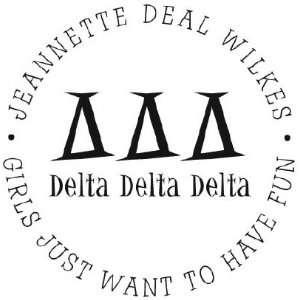  Delta Delta Delta 07 Sorority Snap Stamp