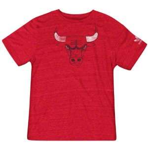  Chicago Bulls Red Big Better Logo Tri Blend T Shirt 