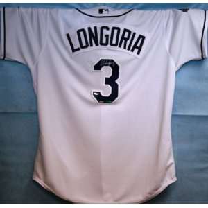  Autographed Evan Longoria Uniform   Autographed MLB 