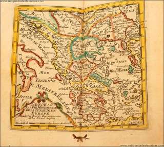 1709   World Atlas Book. 42 Colored Maps. Spanish. 3rd  