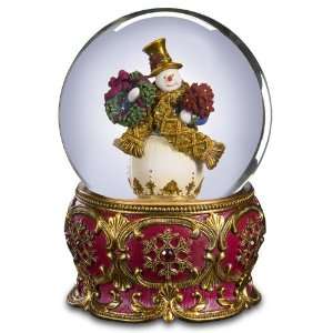  Jeweled Snowman Water Globe