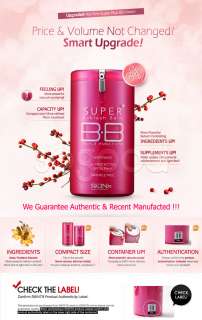 Genuine SKIN79 Hot Pink Super Plus Triple Function BB Cream 40g + Free 