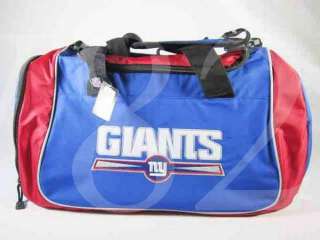 NFL New York GIANTS Travel GymBag Gym Bag Blue Red  