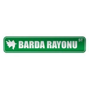   BARDA RAYONU ST  STREET SIGN CITY AZERBAIJAN