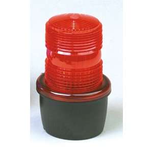 Federal Signal Low Profile Strobe Light, ½ NPT(M) pipe mount, Red 