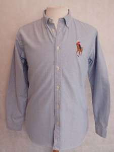 Polo Ralph Lauren Boys Designer Big Pony Oxford Long Sleeve Shirt 0 16 