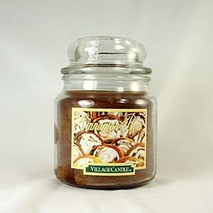  Village Candle® Cinnamon BunTM 16 Oz. Round Jar, Village 