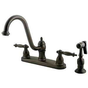  Princeton Brass PKB3115TLBS 8 inch center kitchen faucet 