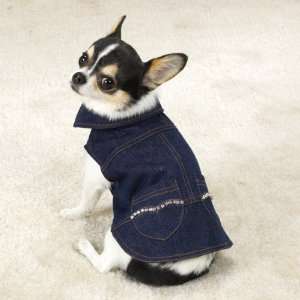  Dog Pet Puppy Denim Dress Xx Small Heart Studded Kitchen 