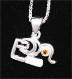 LEO Zodiac (Jul 23–Aug 22), Pendant Necklace .925K Sterling Silver 
