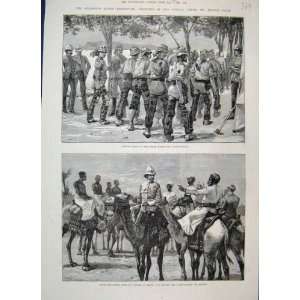 1885 Khartoum Black Watch Major Kitchener Old Print 