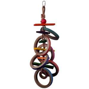  Super Bird Creations Olympic Rings 17 x 4in Large Bird Toy 