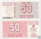 BOSNIA 50 Dinara 1992 UNC P 23a *SIEGE OF SARAJEVO*