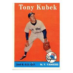  Tony Kubek Unsigned 1958 Topps Card