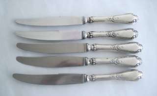 Antique Austria Hungary Silver 800 Dinner Knife 5/PS  