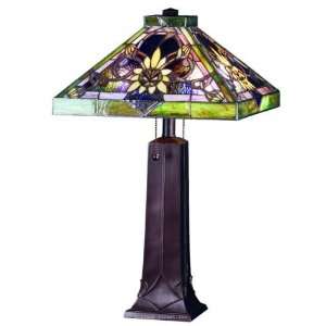  Solstice Mission Tiffany Stained Glass Table Lamp 22 