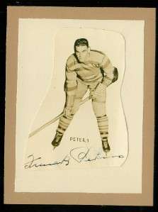 1930 Frank Peters NY Rangers Detroit Olympics Autograph  