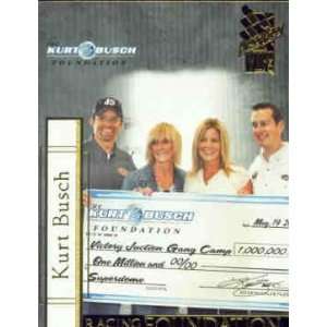  2006 VIP #69 Kurt Busch Racing Foundation Sports 