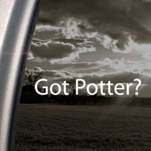  Got Potter? Decal Harry Potter Truck Window Sticker 