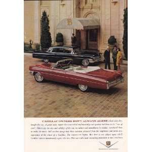 1963 Ad Cadillac Coupe Deville Park Avenue Original Antique Car Print