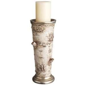  Birch Pillar Candle Holder by Julie Ueland