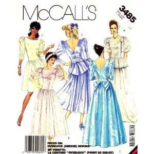   Sewing Pattern Misses Formal Gown Dress Size 14 Arts, Crafts & Sewing